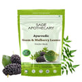 Sage Apothecary Ayurvedic Neem & Mulberry Leaves Powder Face Mask | Grocsy