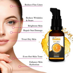 LA Organo Vitamin C Serum & Papaya Skin Whitening Cream Combo | Grocsy
