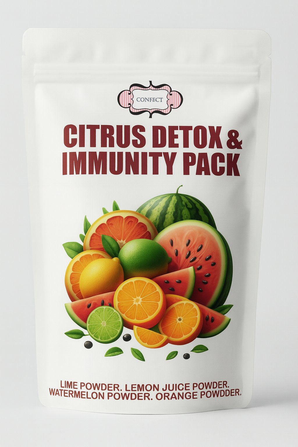Confect Citrus Detox & Immunity Pack | Fruit Powder Combo | Grocsy