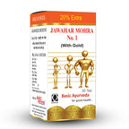 Basic Ayurveda Jawahar Mohra No.1 (With Gold) Tablet