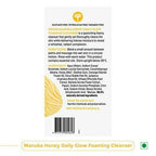 Swisse Skincare Manuka Honey Daily Glow Foaming Cleanser Face Wash with Vitamin C & Papaya Enzymes | Grocsy