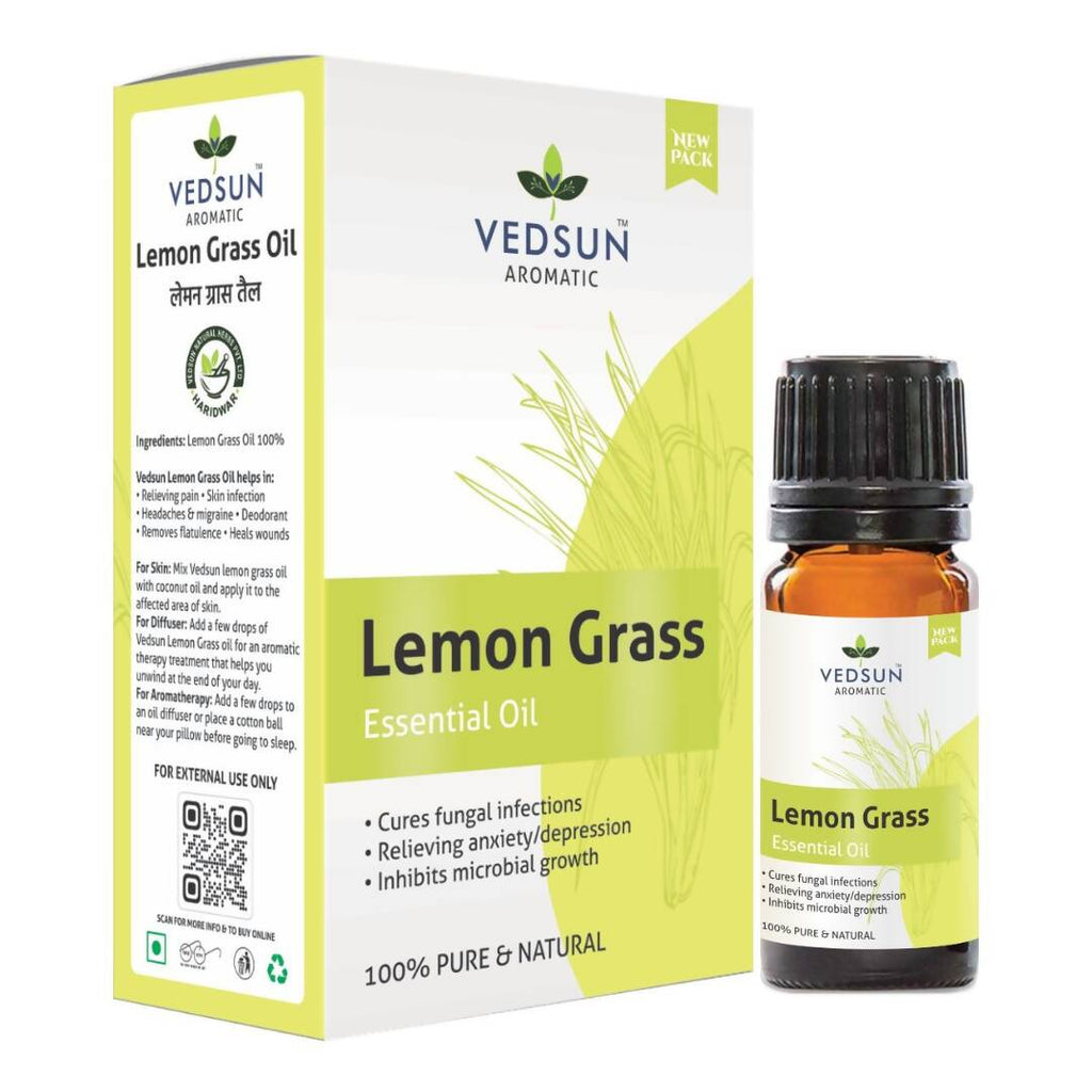 Vedsun Naturals Lemon Grass Essential Oil | Grocsy
