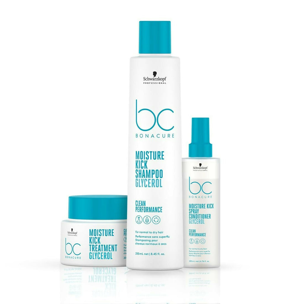 Schwarzkopf Professional New Bonacure Moisture Kick Range Clean Combo | Grocsy
