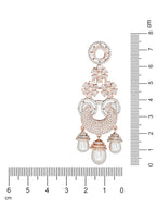Florina Rosegold Earrings - Wahe Jewels - Swadesiicart