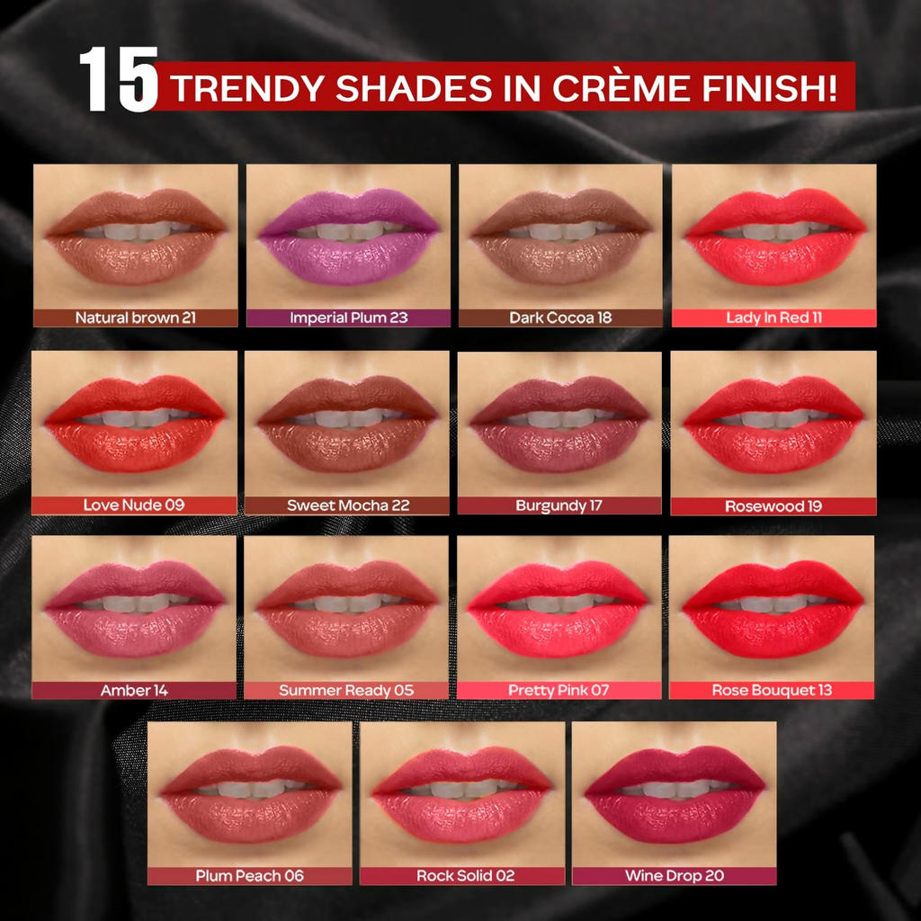 Faces Canada Weightless Creme Lipstick - Plum Peach 06 | Grocsy