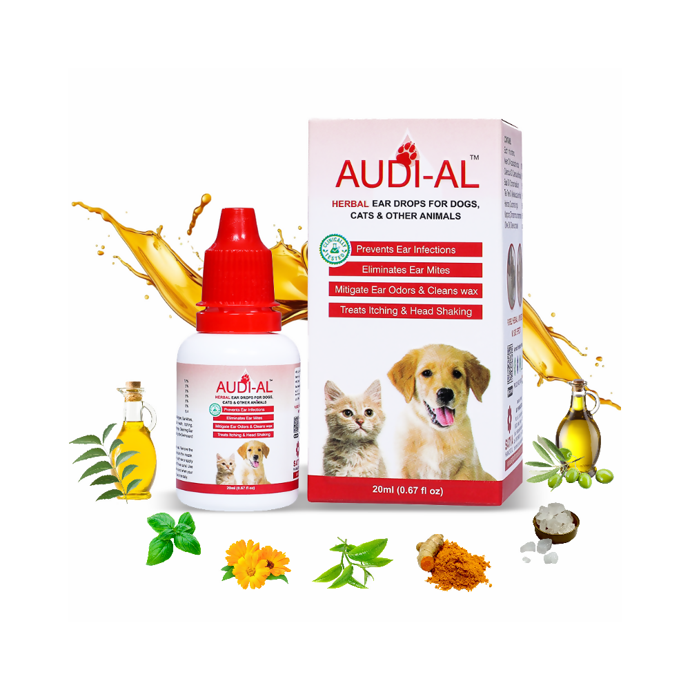 Satya Pharmaceuticals Ayurveda Audi-Al Ear Drops (Veterinary) | Grocsy