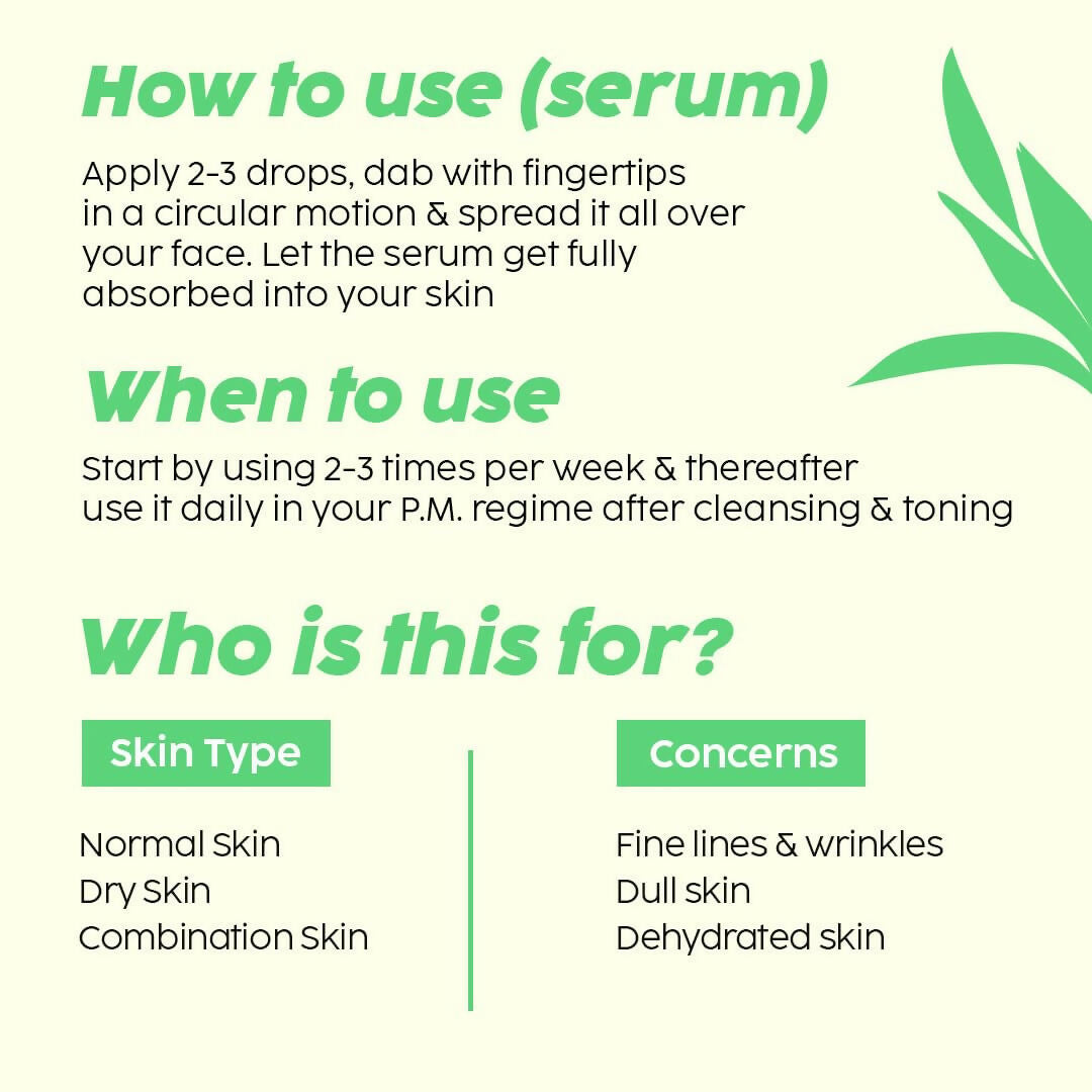 PLIX The Plant Fix 0.6% Retinol Face Serum and 1.20% Retinol Night Cream with Bakuchi Oil | Grocsy
