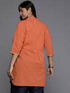 Ahalyaa Women's Traditional wear Tunic - Orange | Grocsy