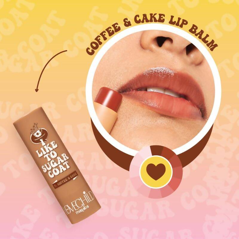 LoveChild By Masaba Gupta Lip Balm - I Like To Sugar Coat Coffee Cake | Grocsy