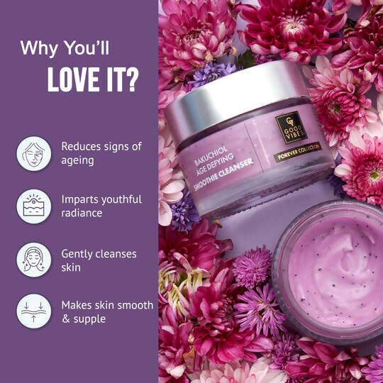 Good Vibes Bakuchiol Age Defying Smoothie Cleanser | Grocsy