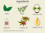 Mahadhyuta Herbals Neem & Tulasi Soap | Grocsy