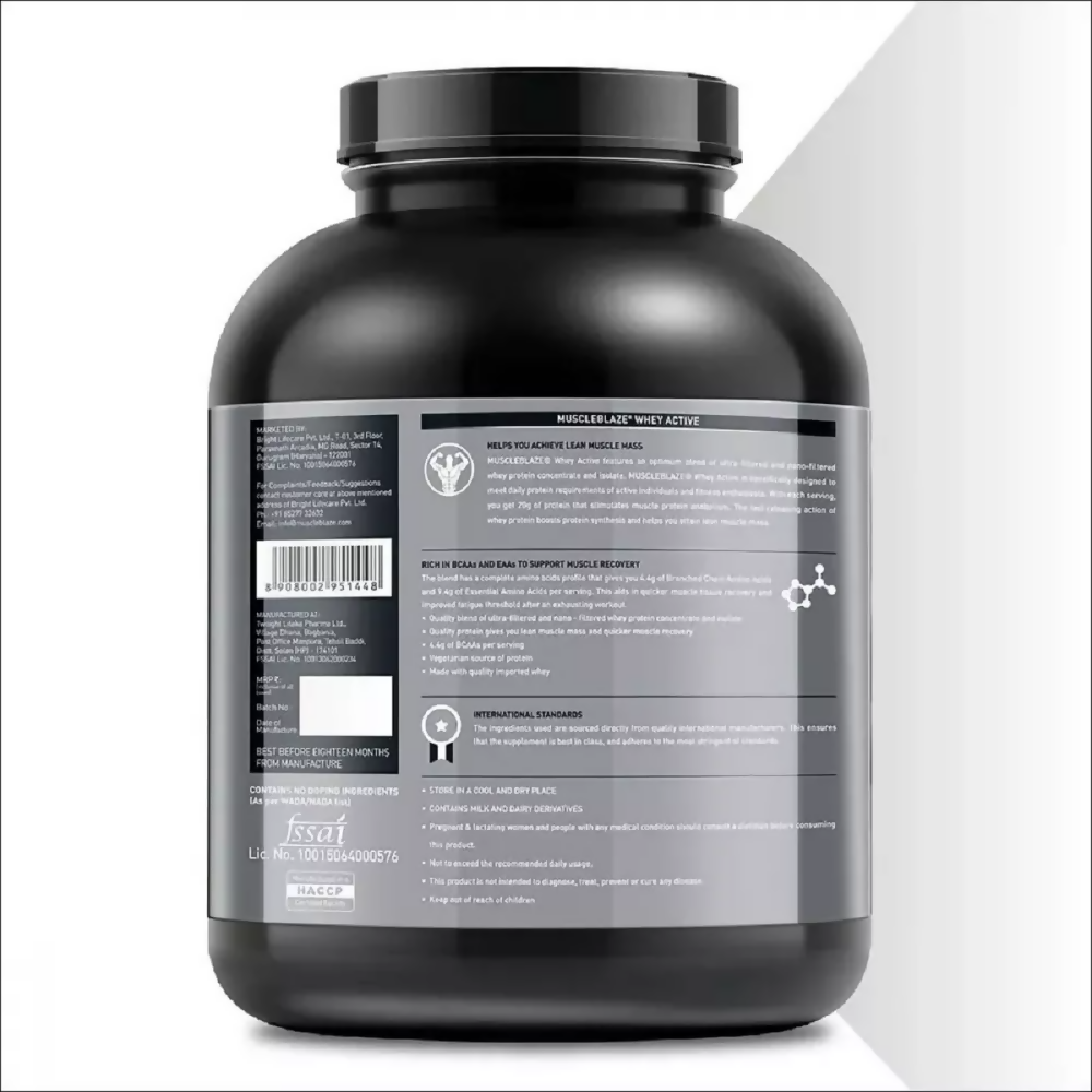 MuscleBlaze Whey Active Chocolate | Grocsy