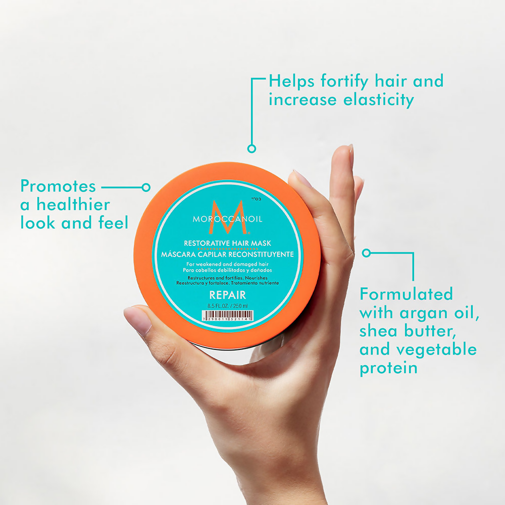 Moroccanoil Restorative Hair Mask For Weakened And Damaged Hair | Grocsy