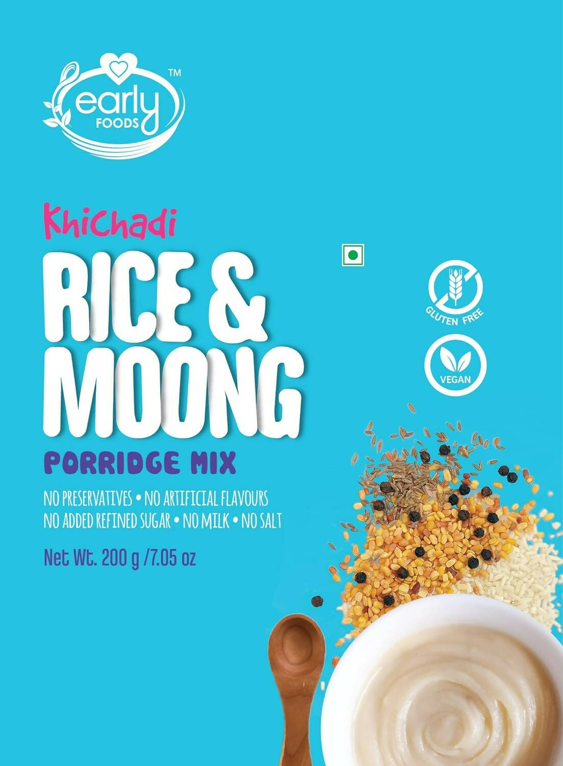 Early Foods Instant Rice & Moong Khichdi Mix | Grocsy
