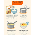 BAKERS Custard Powder - Raspberry | Grocsy