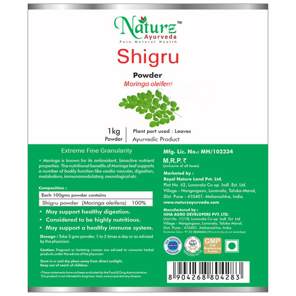 Naturz Ayurveda Shigru Powder | Grocsy