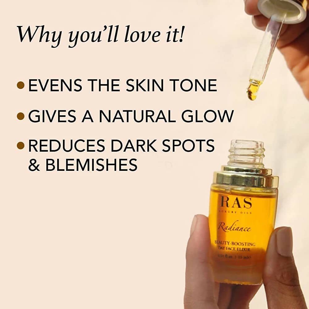 Ras Luxury Oils Radiance Beauty-Boosting Day Face Elixir | Grocsy