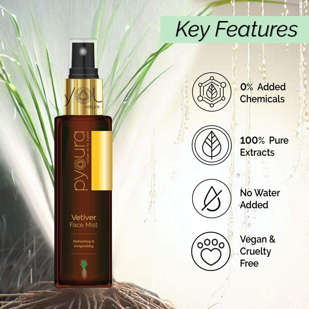 Pyoura Summer Heat Beating Khus Face & Body Mist | Grocsy
