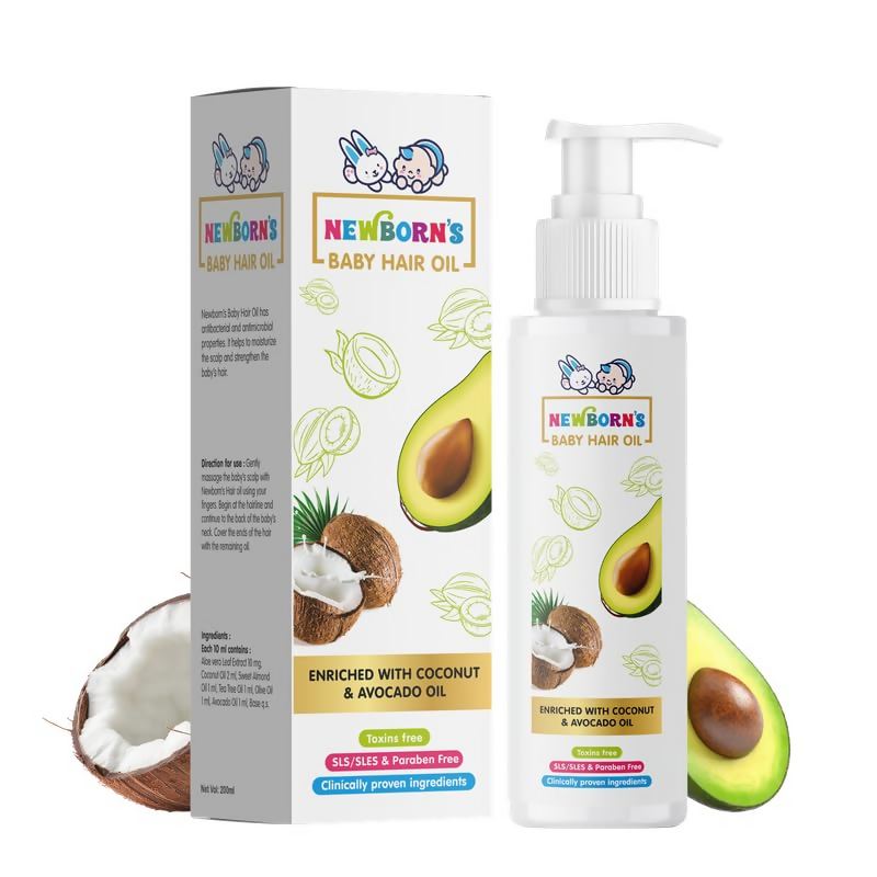 Newborn’s Nourishing Baby Hair Oil | Grocsy