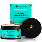 Pilgrim Korean Argan Oil Hair Mask For Dry & Frizzy Hair With White Lotus And Camellia | Grocsy