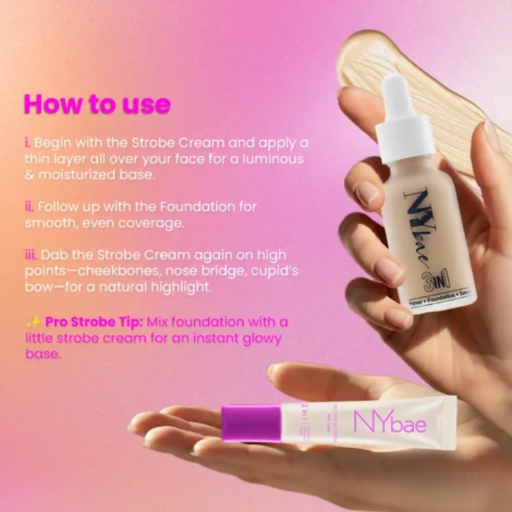 NY Bae Strobe Skin Tint Combo - Fair Skin | Grocsy