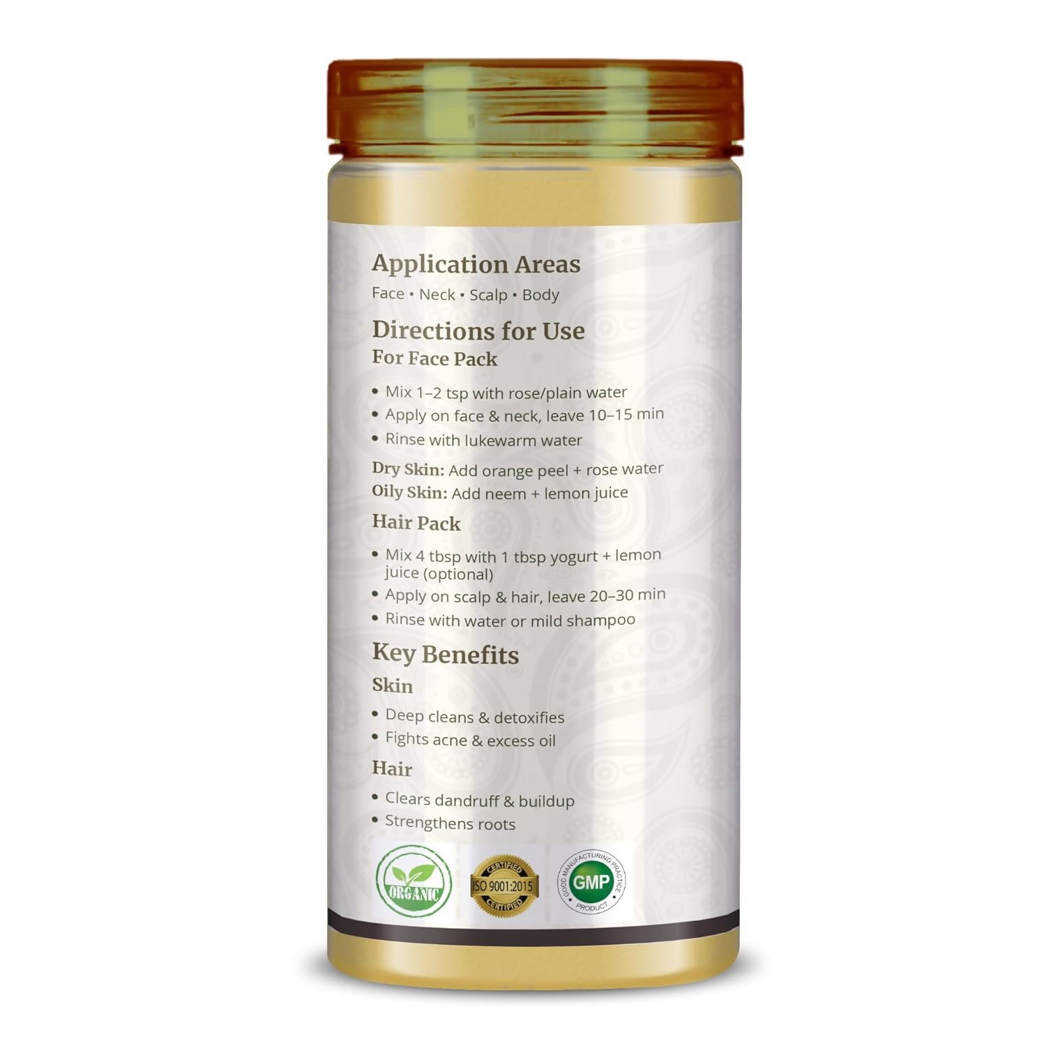 First Plant Multani Mitti Powder For Face Pack & Glowing Skin | Grocsy