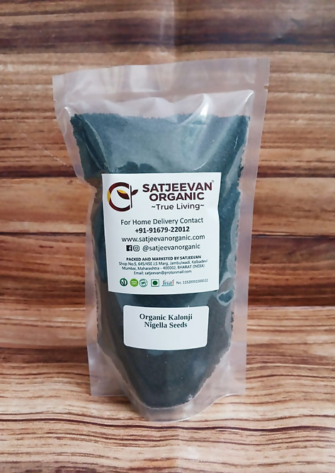 Satjeevan Organic Kalonji Nigella Seeds | Grocsy