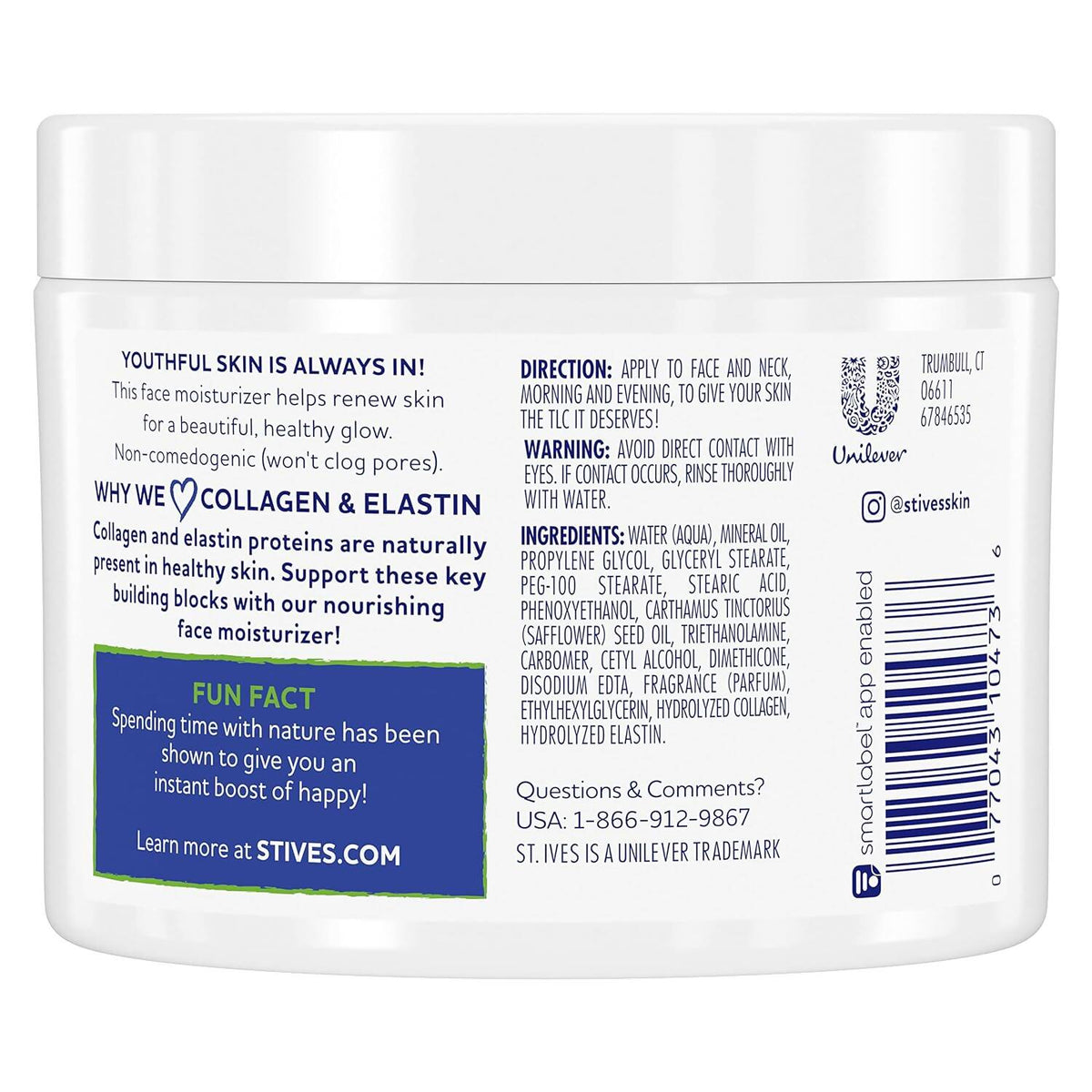 St. Ives Renewing Collagen Elastin Moisturizer | Grocsy