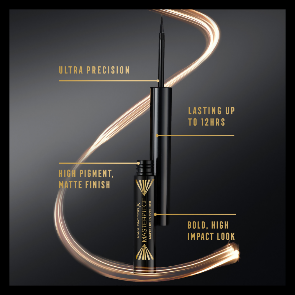 Max Factor Masterpiece Matte Liquid Eyeliner - Charcoal | Grocsy