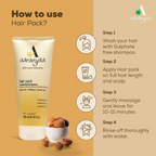 Aaranyaa Hair Pack With Argan Oil For Dry & Frizzy Hair | Deep Conditioning And Hair Fall Control | Grocsy