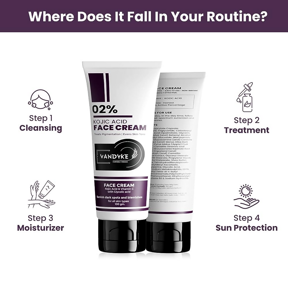 Vandyke 2% Kojic Acid Cream | Grocsy