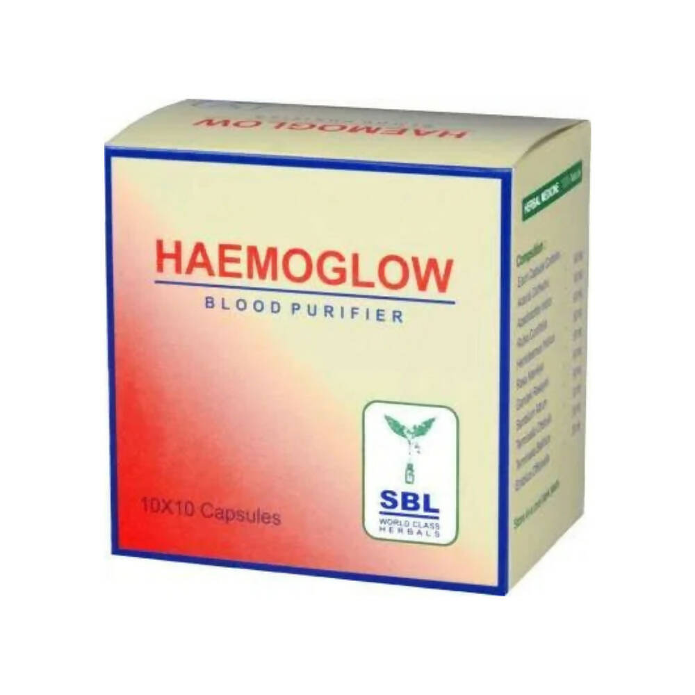 SBL Homeopathy Haemoglow Blood Purifier Capsules | Grocsy