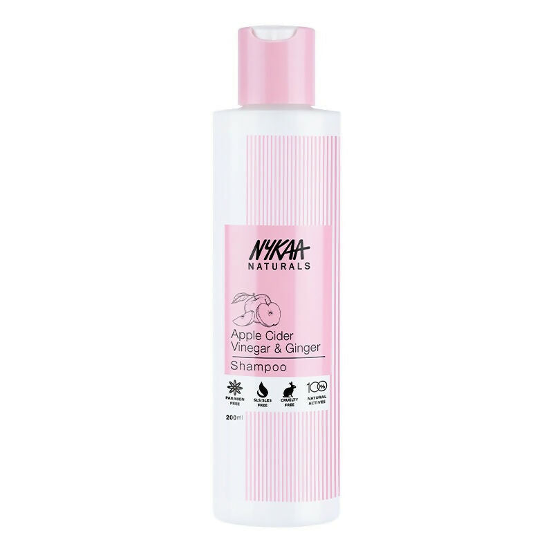 Nykaa Naturals Anti-Dandruff - Free Shampoo with Apple Cider Vinegar, Ginger & Tea Tree Oil | Grocsy