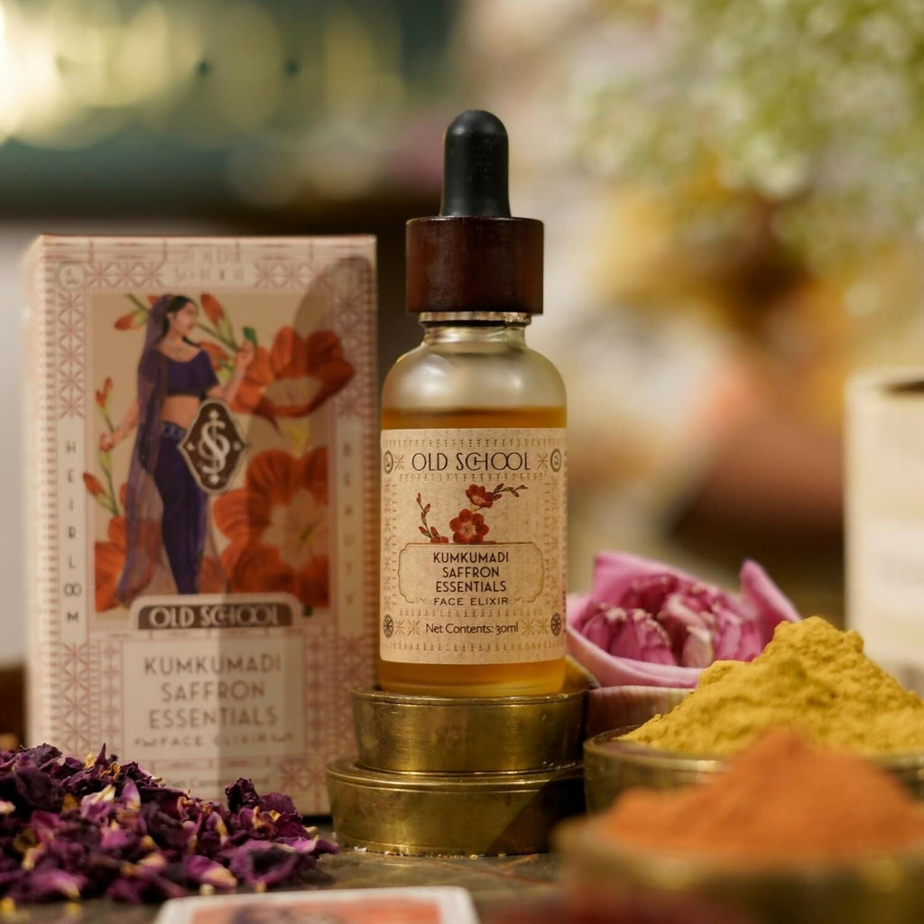 Old School Rituals Kumkumadi Saffron Face Elixir (Face Serum) | Grocsy