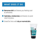 Ustraa Mint Cool With Badass Cleansing Face Wash For Men | Grocsy