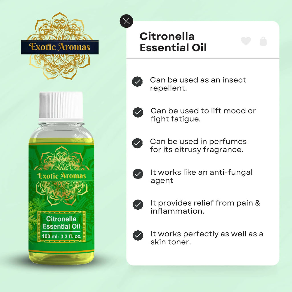Exotic Aromas Citronella Essential Oil | Grocsy