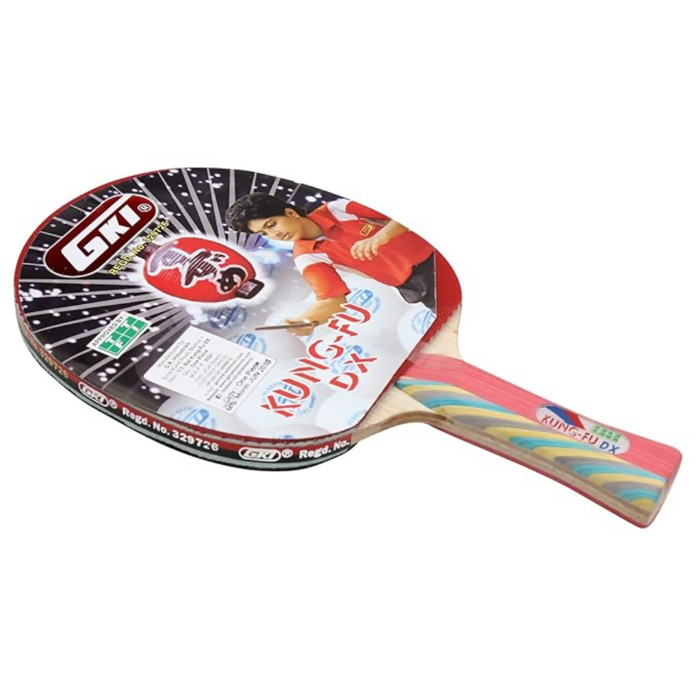 GKI Wood Kung Fu DX Table Tennis Racquet Multicolor | Grocsy