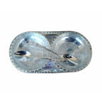 Silver Tray with Cups and Spoons | Grocsy