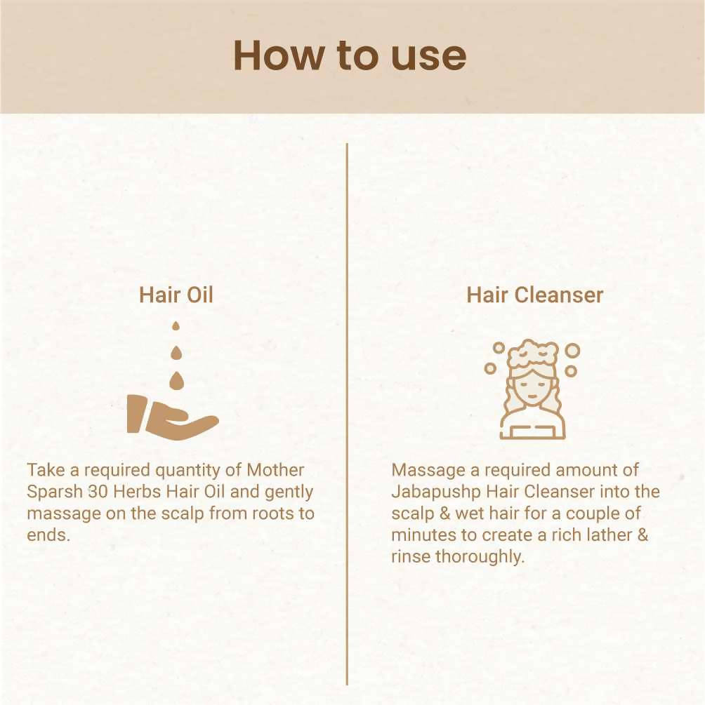 Mother Sparsh Super-Nourish Hair Care Duo | Grocsy