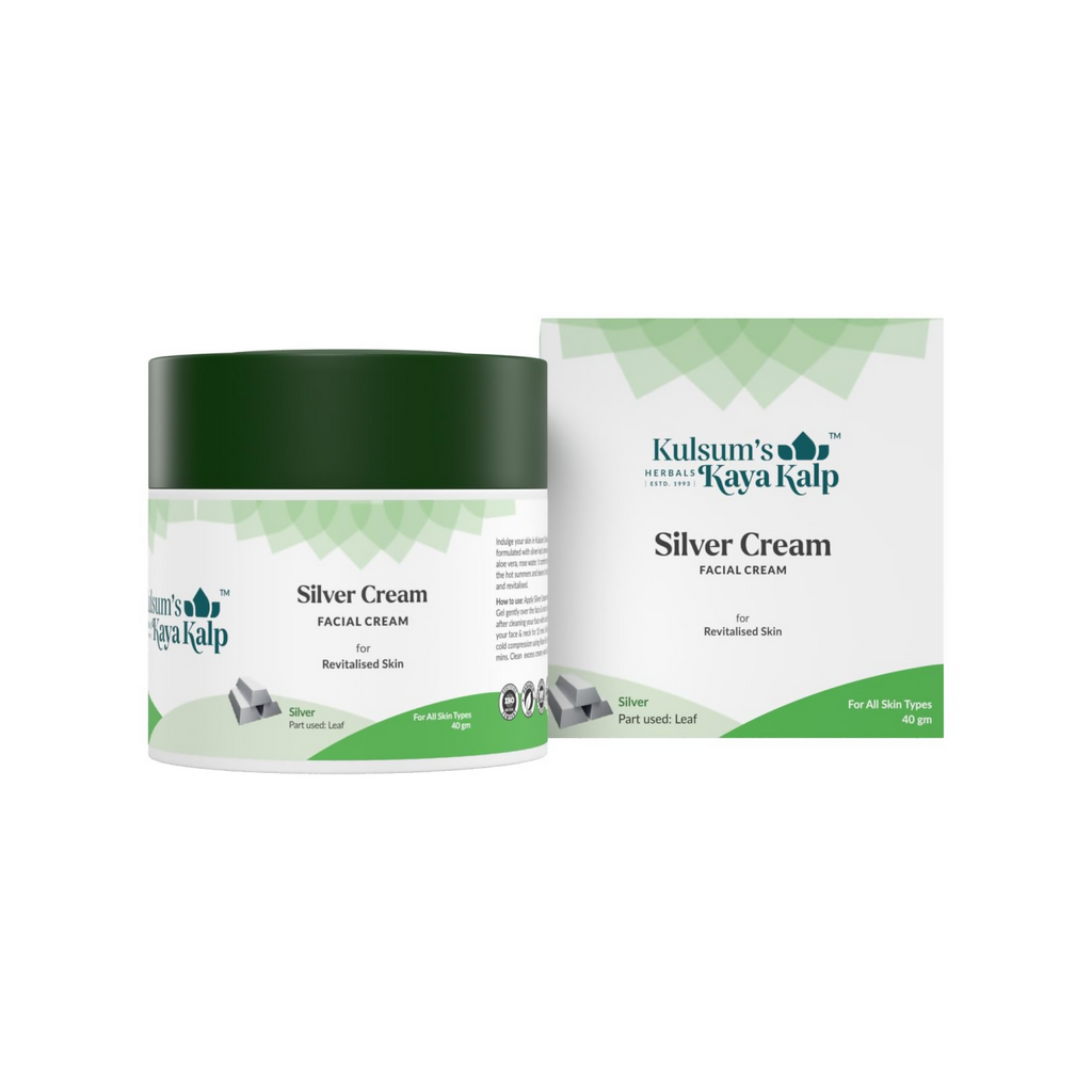 Kulsum's Kaya Kalp Silver Cream For Revitalised Skin | Grocsy
