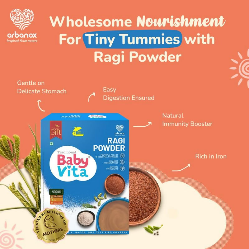 Babyvita Arbanox Ragi Powder Nutrient-Rich Blend for Little Ones | Grocsy