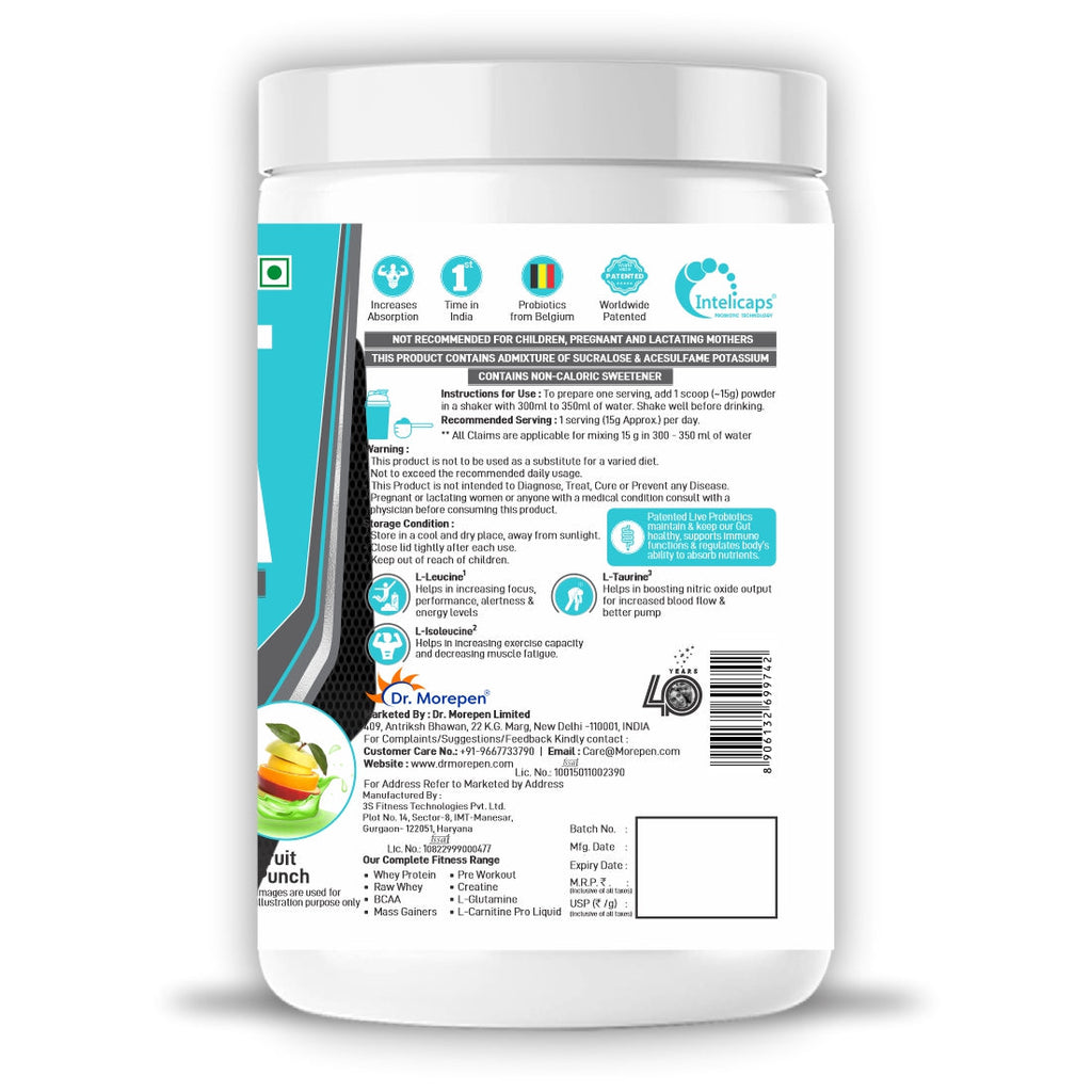 Dr Morpen Eaa+Bcaa Pineapple | Grocsy