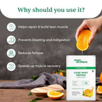 Man Matters Clear Whey Protein Powder - Orange Flavor | Grocsy