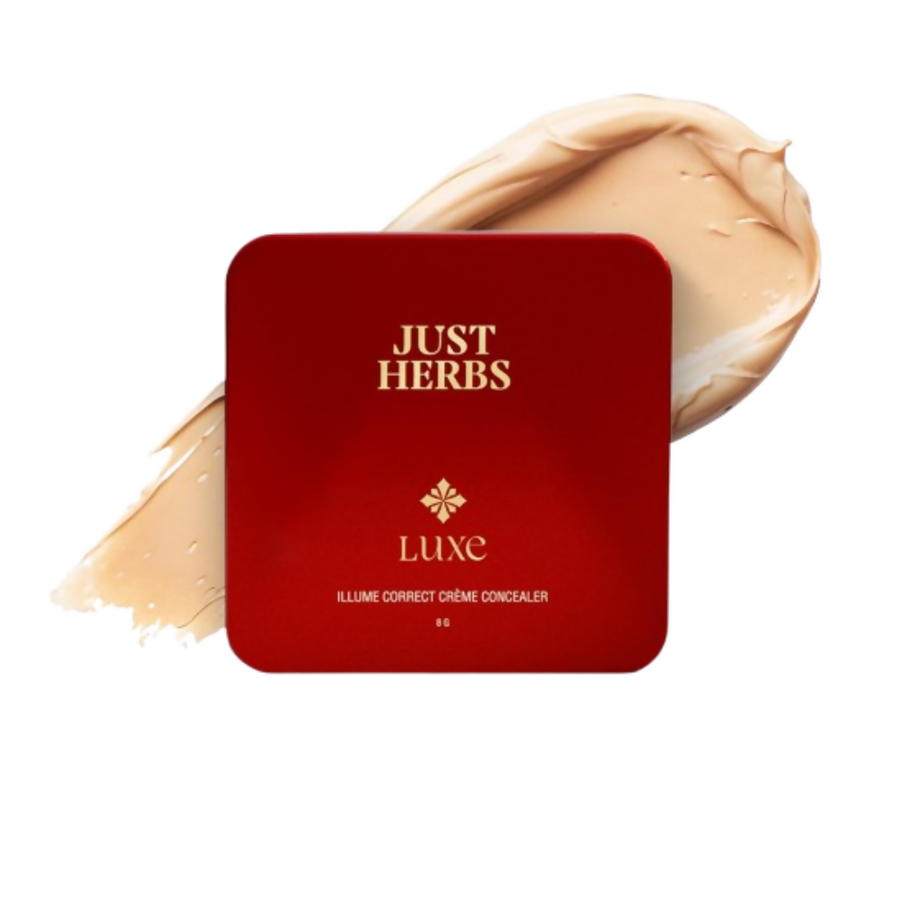 Just Herbs Luxe Illume Correct Creme Concealer Covers Dark Circles (130 Beige) | Grocsy