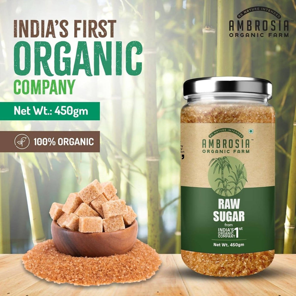 Ambrosia Organic Farm Raw Sugar | Grocsy