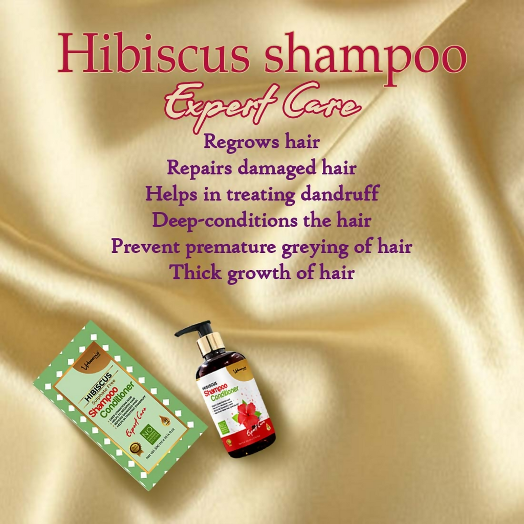 Urbaano Herbal Anti Hair fall Hibiscus Extract Rich Shampoo & Conditioner | Grocsy