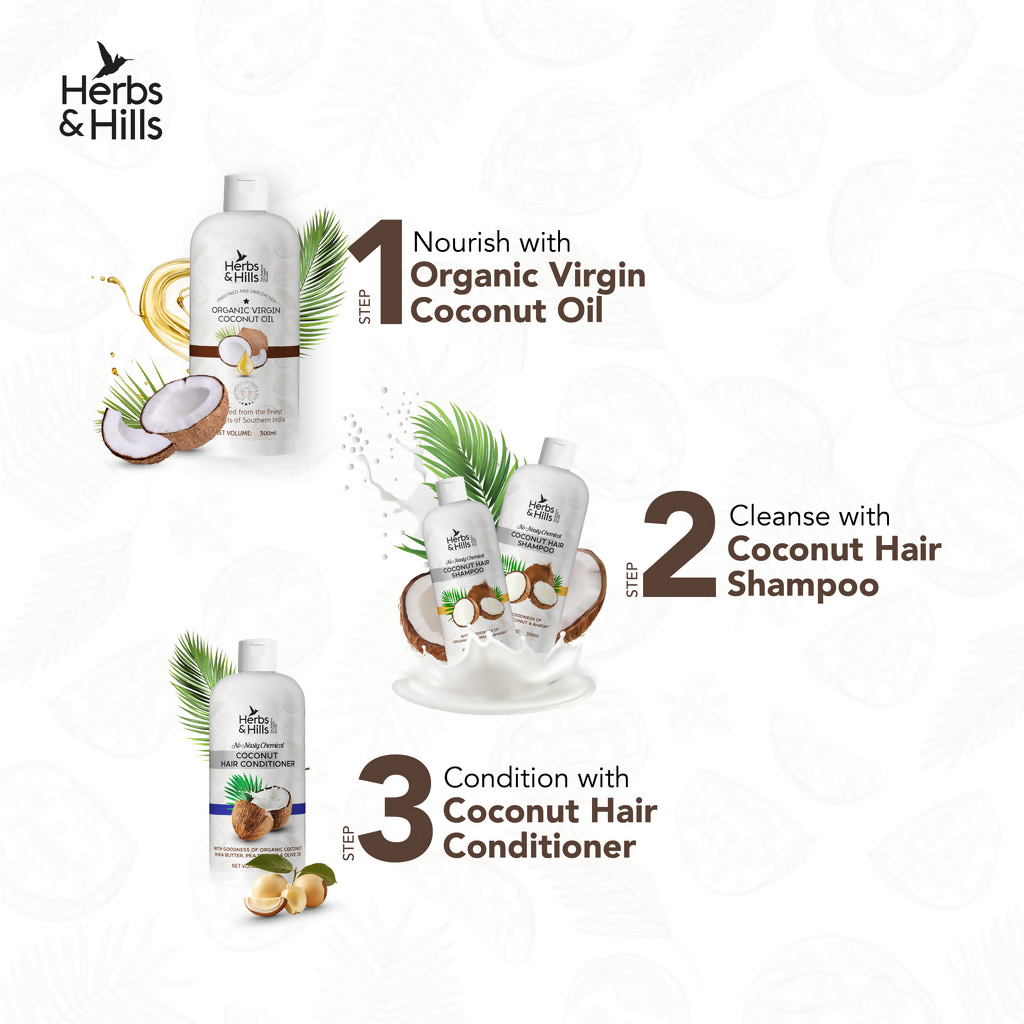 Herbs & Hills Coconut Hair Conditioner | Grocsy