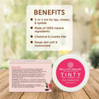 Bella Vita Organic Rose Pink 3 in 1 Tinty Blush | Grocsy