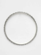 NVR Women's Set of 6 Silver-Toned German Silver Oxidised Bangles | Grocsy