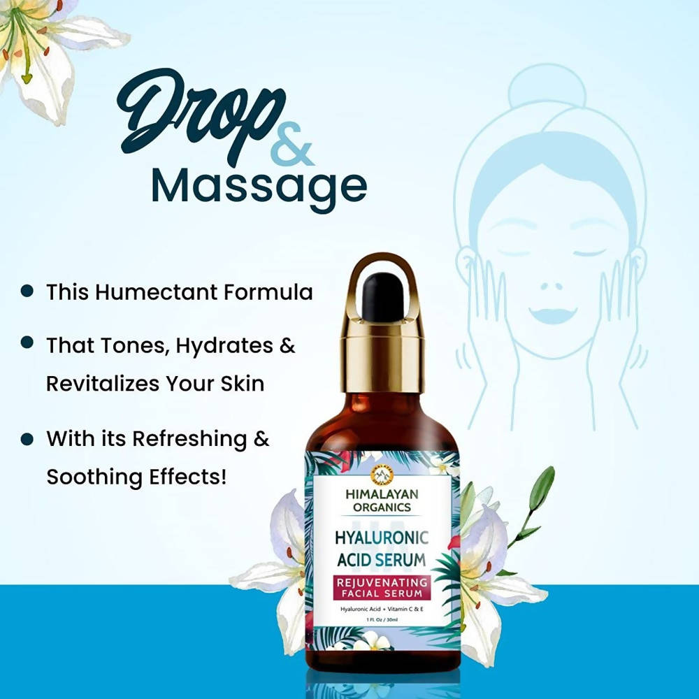 Himalayan Organics Hyaluronic Acid Serum Professional Facial Serum | Grocsy